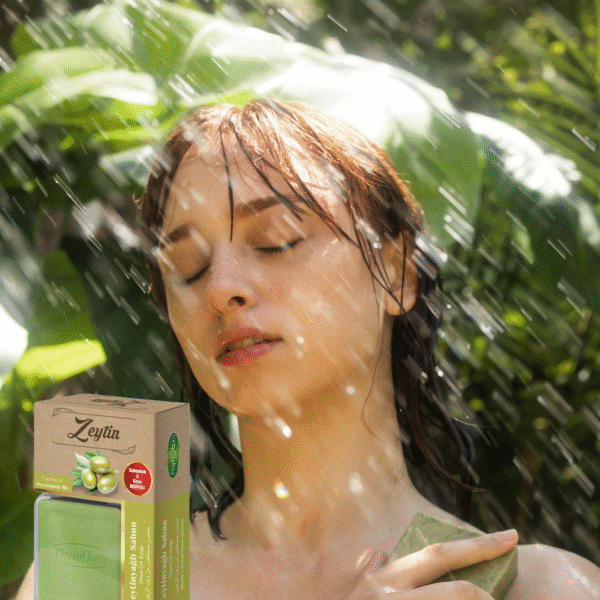 Olive oil Essence Soap 3 in 1 Soap + Soap Dish + Wash Cloth