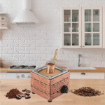 Single Chamber Square Sand Cooking Coffee Stove