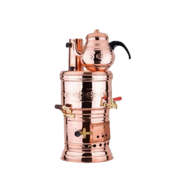 Samovar Set with Teapot for Wood Fire