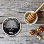 Raw Comb Honey with Wooden Storage Box (500 gr)