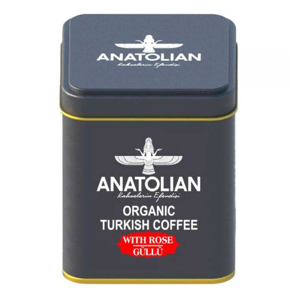 Anatolian Organik Güllü Türk Kahvesi 100gr - Orta Kavrulmuş