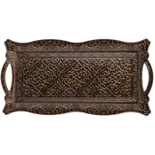 Tray Double - Square Metal