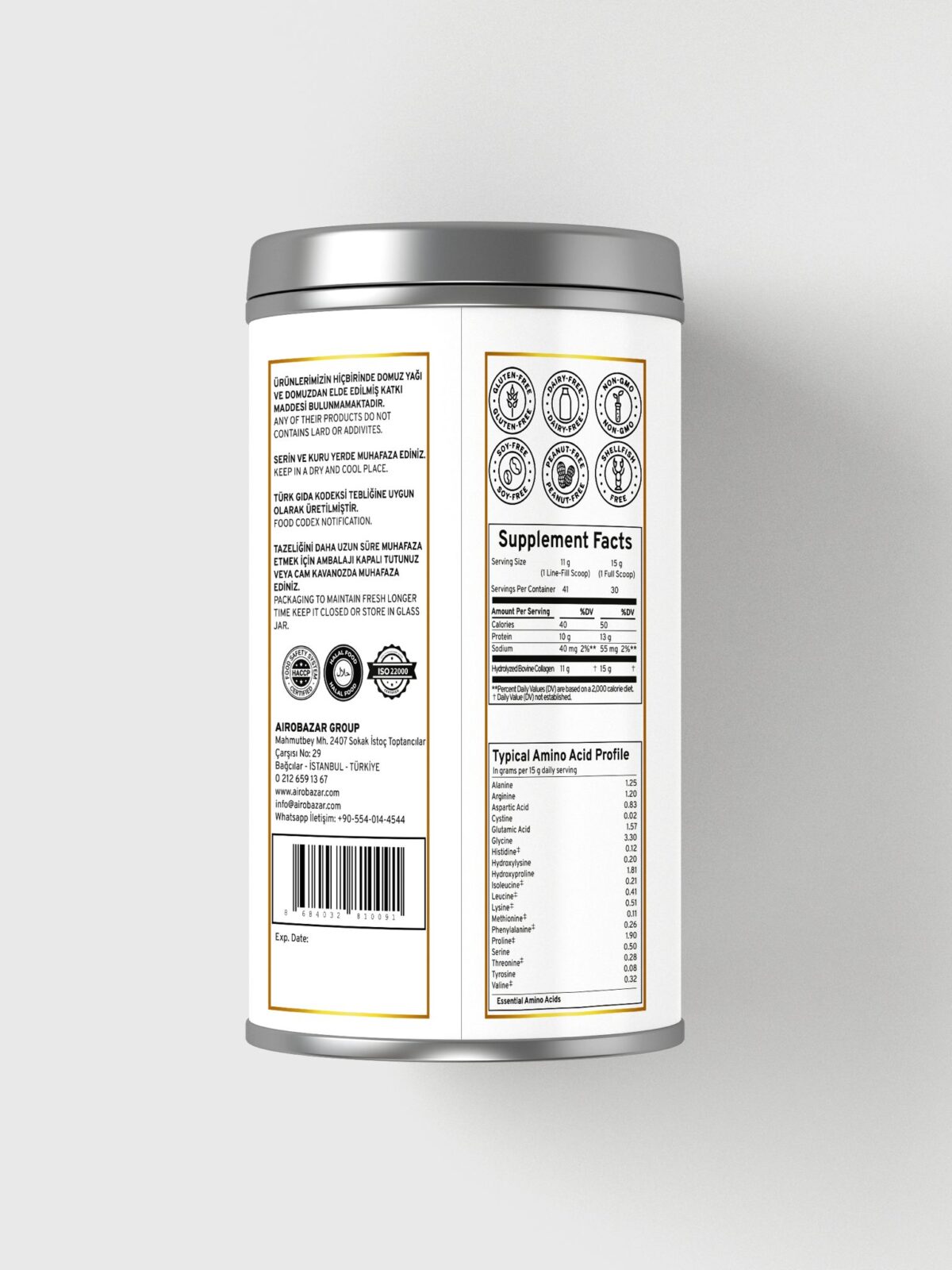 Natural Powder Collagen Types 1,2,3,4,5 for Skin, Hair & Joint Health – Premium Multi-Type Collagen Supplement - Image 3