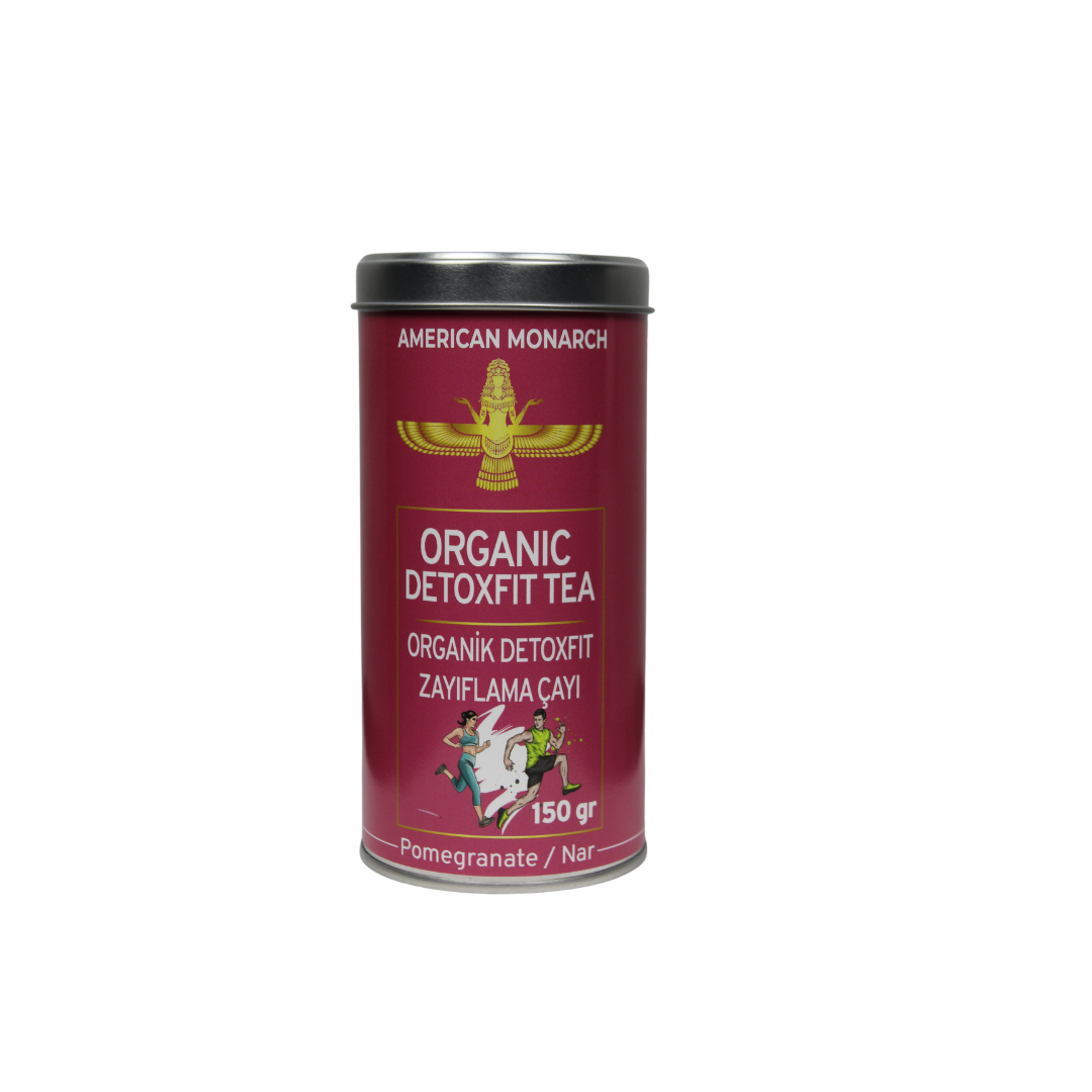 detoxfitçilekli Organic Detoxfit TeaPomegranate Tea, Organic Dried Pomegranate Seed Tea, Pomegranate - Hibiscus Mixed Tea - Image 1