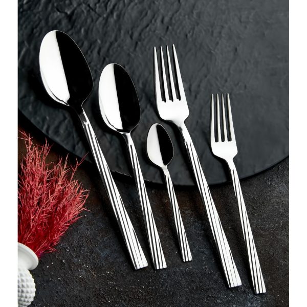 30 Parça Çatal Kaşık Seti – 6 Yemek Kaşığı, 6 Çatal, 6 Tatlı Kaşığı, 6 Tatlı Çatalı, 6 Çay Kaşığı