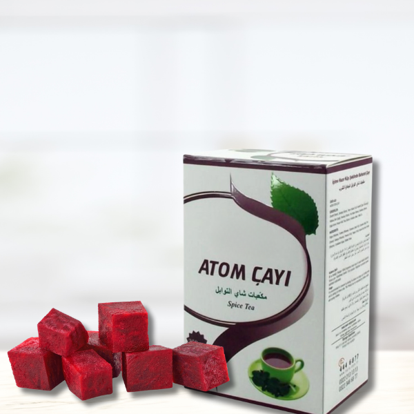 Healing Herbal Tea – Atom Tea | Natural Herbal Energy Tea | Warming and Refreshing Blend | Handmade Herbal Tea Cubes 150 gr (5.29 oz)