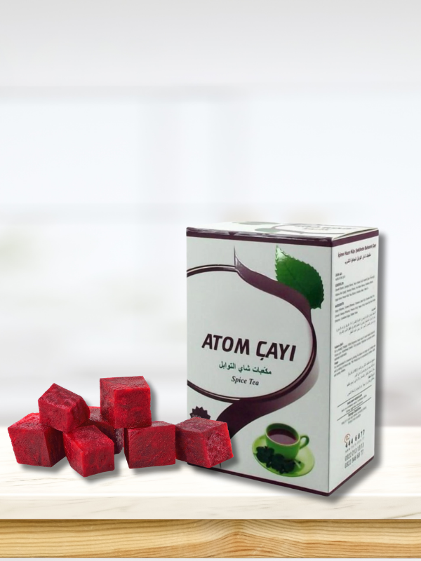 atom2 Healing Herbal Tea – Atom Tea | Natural Herbal Energy Tea | Warming and Refreshing Blend | Handmade Herbal Tea Cubes 150 gr (5.29 oz) - Image 1