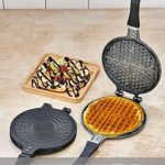 Non-Stick Waffle Pan – Cast Iron Waffle Maker – Stovetop Waffle Iron – Homemade Breakfast Cookware