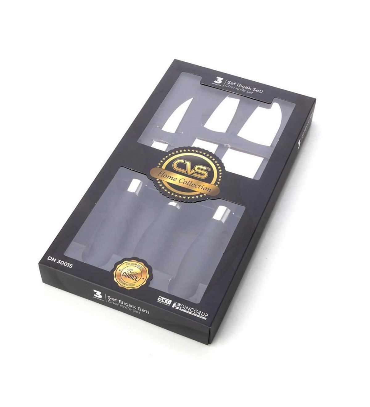 Handmade 3 Piece Chef Knife Set | Japanese Style Stainless Steel Kitchen Knives | Professional Chef Gift - Image 2