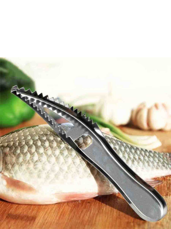 Balık Pulu Soyucu (2) Fish Scaler, Stainless Steel Fish Cleaning Tool, Fish Scale Remover, Easy Fish Descaler - Image 1