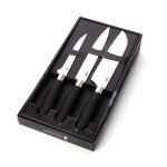 Handmade 3 Piece Chef Knife Set | Japanese Style Stainless Steel Kitchen Knives | Professional Chef Gift