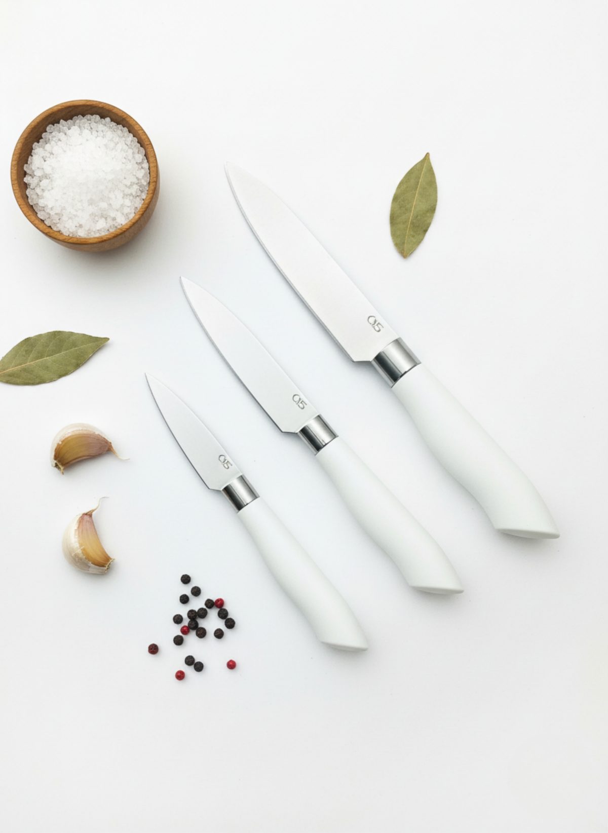 Handmade 3 Piece Chef Knife Set | Japanese Style Stainless Steel Kitchen Knives | Professional Chef Gift - Image 2