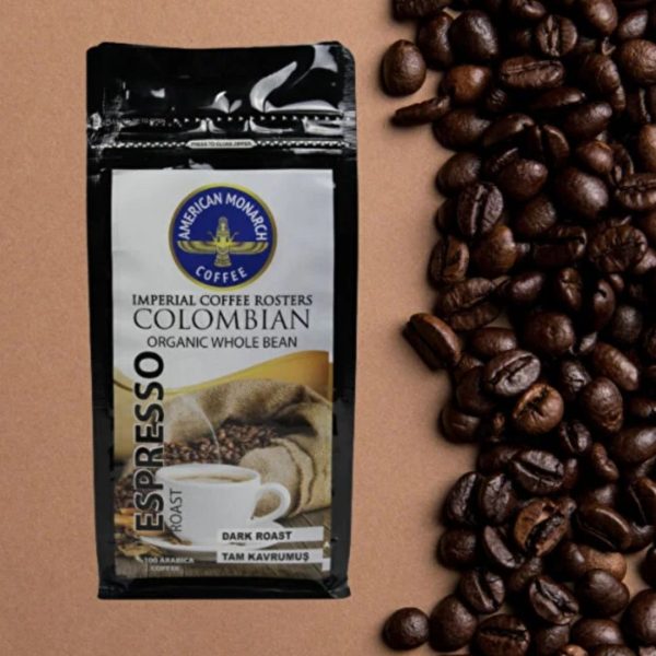 Dark Roast Espresso Coffee Beans, Whole Bean Colombian Coffee + Free Copper Cezve Gift Set 3x500g