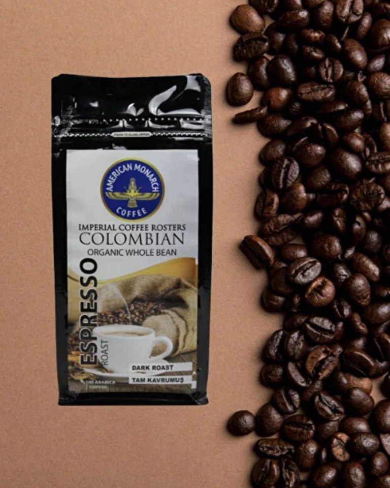 Dark Roast Espresso Coffee Beans, Whole Bean Colombian Coffee + Free Copper Cezve Gift Set 3x500g