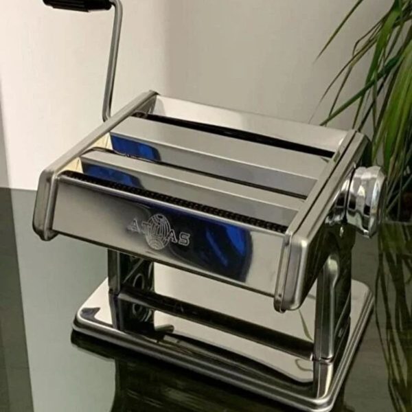 Manual Pasta Maker Machine Stainless Steel Noodle Cutter Dough Roller