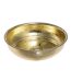 Turkish Bath Bowl Zamak Metal, Traditional Bathroom Accessory (Gold)
