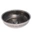 Turkish Bath Bowl Zamak Metal, Traditional Bathroom Accessory (Tinned)