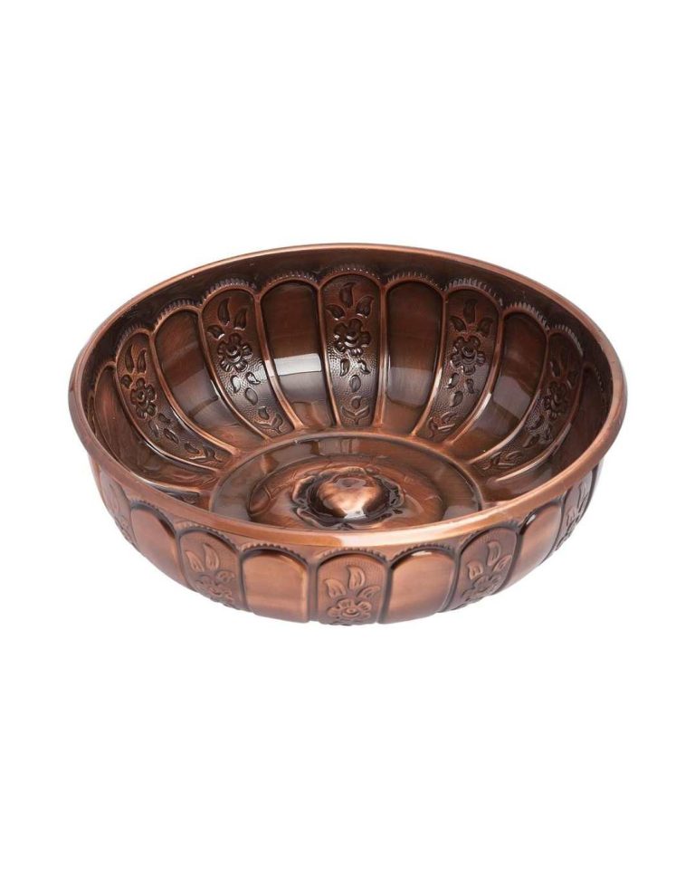 Ottoman-Motif Nostalgic Series Metal Bath Basin (Antique Copper)