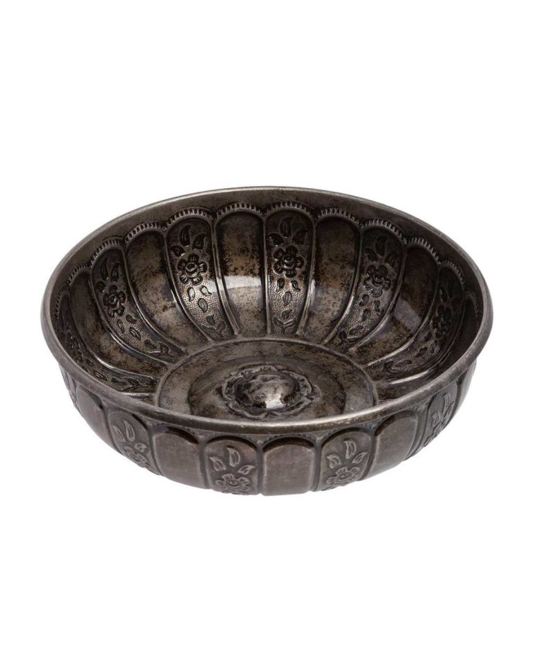 Ottoman-Motif Nostalgic Series Metal Bath Basin (Tinned)