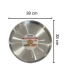 Stainless Steel Round Oven Tray 38 cm for Baklava and Pizza