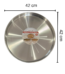 Round Stainless Steel Baking Tray 42 cm for Baklava and Pastry