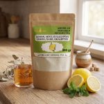 Organic Mint Lemon Eucalyptus Tea, Refreshing Herbal Tea, Hot & Iced Friendly