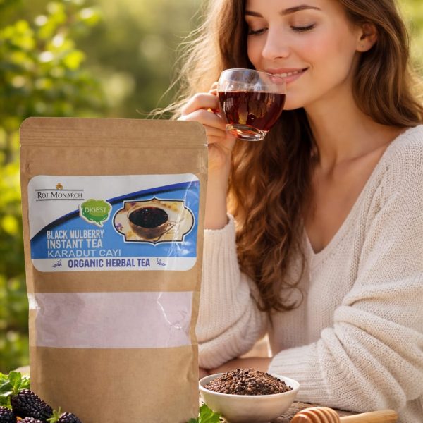Organic Mulberry Tea, Natural Additive, Free Herbal Tea with Real Mulberry Pieces