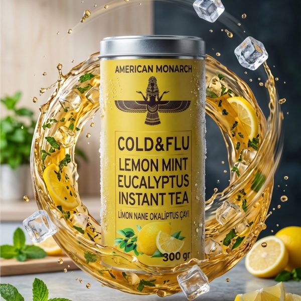 Lemon Mint Eucalyptus Tea 300g, Natural Refreshing Herbal Tea Blend