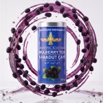 Organic Mulberry Tea 300gr, Natural Drink with Real Mulberry Pieces, Hot & Iced Friendly