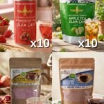 Black Mulberry - Apple - Strawberry - Pomegranate Herbal Tea Set 40-Pack – Mixed Fruit Flavored Herbal Tea