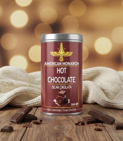 Gourmet Hot Chocolate Mix 300g, Premium Rich Cocoa Powder Drink in Elegant Tin Box
