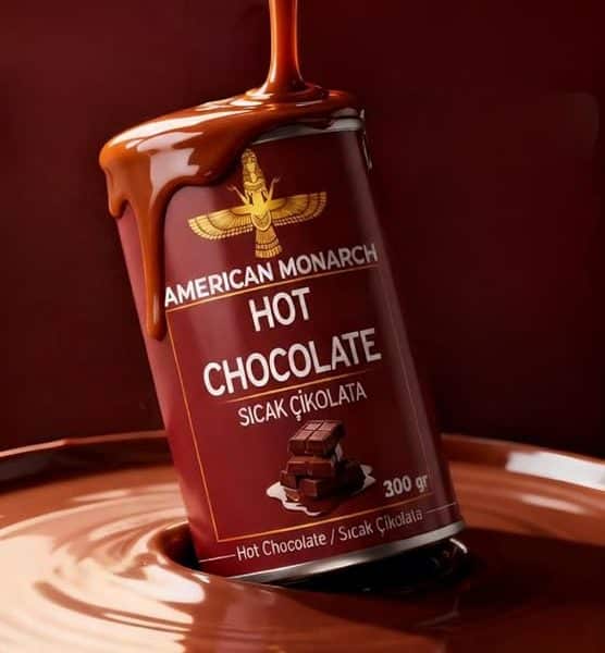 Gourmet Hot Chocolate Mix 300g, Premium Rich Cocoa Powder Drink in Elegant Tin Box