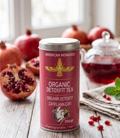Organic Detoxfit Tea 300g, Pomegranate Tea, Organic Dried Pomegranate Seed Herbal Infusion