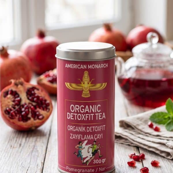 Organic Detoxfit Tea 300g, Pomegranate Tea, Organic Dried Pomegranate Seed Herbal Infusion