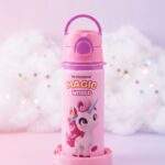 Unicorn Design Stainless Steel Kids Water Bottle