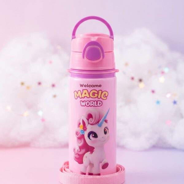 Unicorn Design Stainless Steel Kids Water Bottle