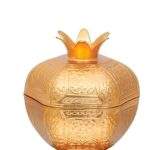 Pomegranate-Shaped Lokum Bowl No. 3 – Decorative Turkish Delight Bowl for Tea & Coffee Serving