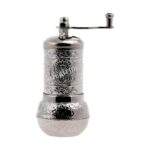 Hand Crank Pepper & Spice Grinder – Silver